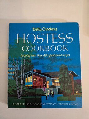 Vintage Betty Crocker Cookbook Lot Hostess Cookbook 1st Ed+Parties for Children